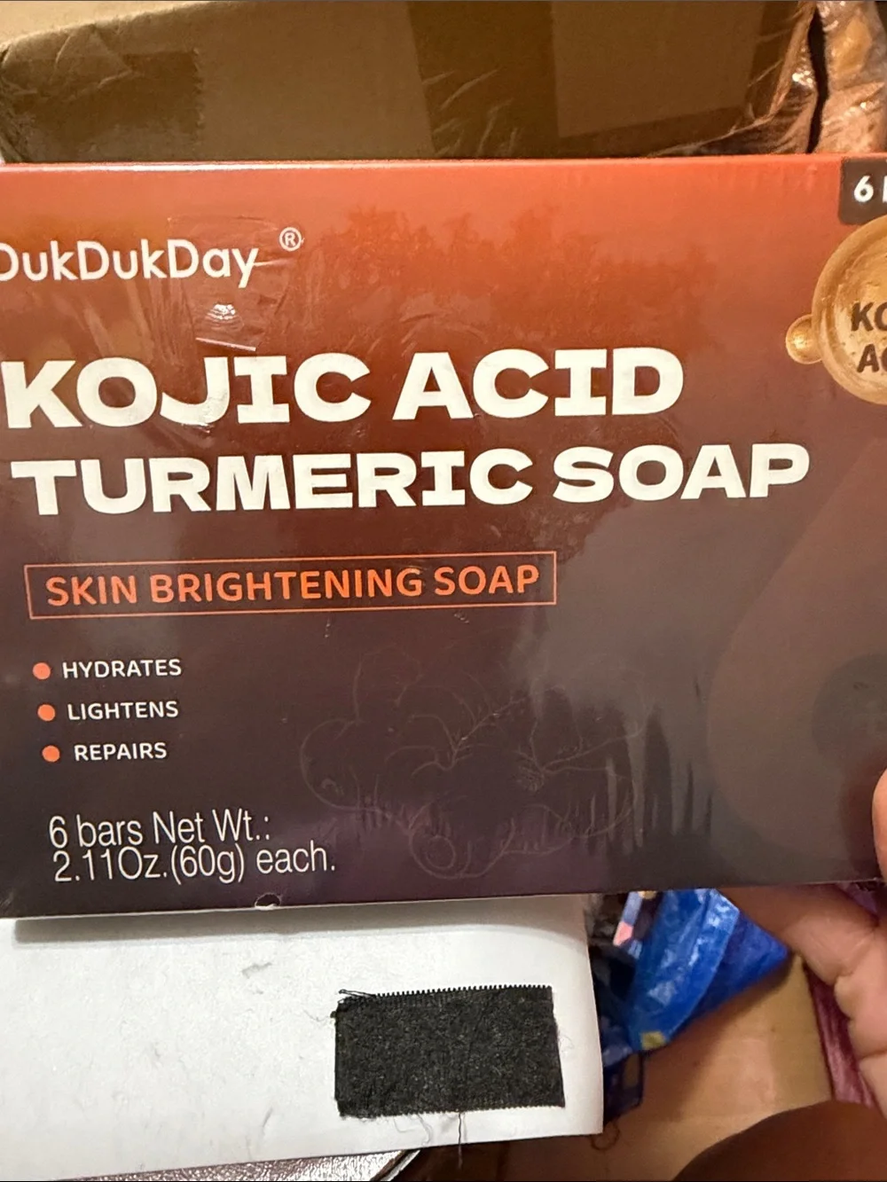 DukDukDay KOJIC ACID TURMERIC SOAP